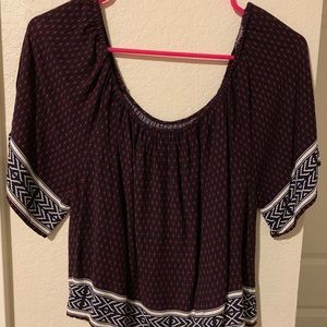 Off the shoulder top